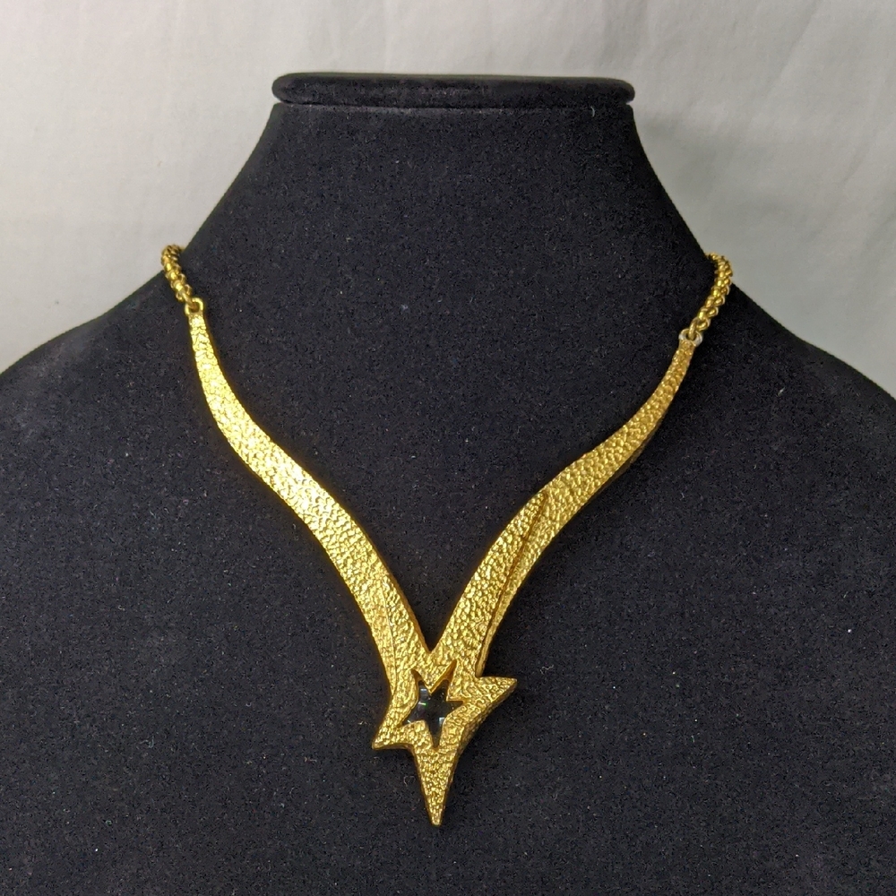 Shooting Star Demi Collar Gold-tone Necklace